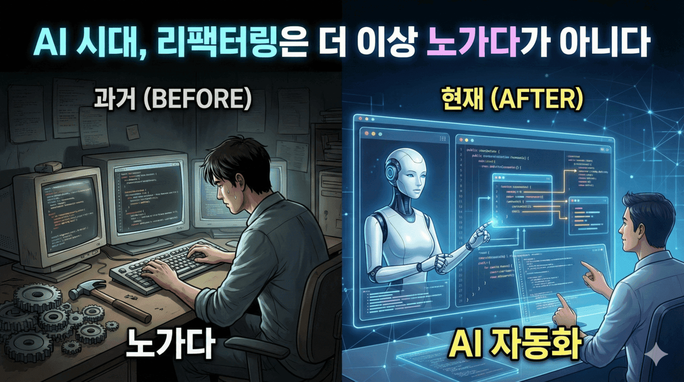 AI 시대, 리팩터링은 더 이상 노가다가 아니다