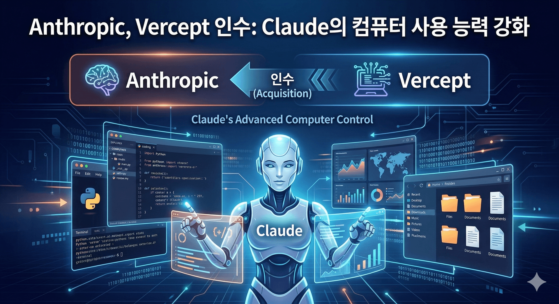 Anthropic, Vercept 인수: Claude의 컴퓨터 사용 능력 강화