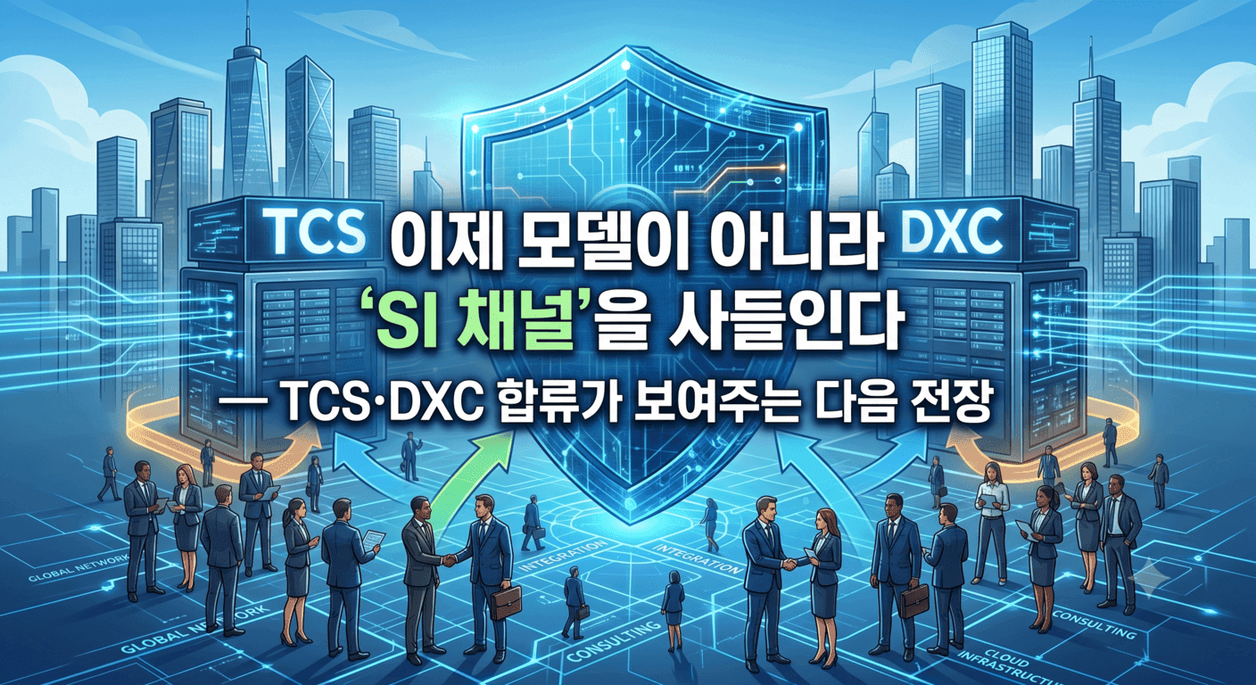이제 모델이 아니라 'SI 채널'을 사들인다 — TCS·DXC 합류가 보여주는 다음 전장
