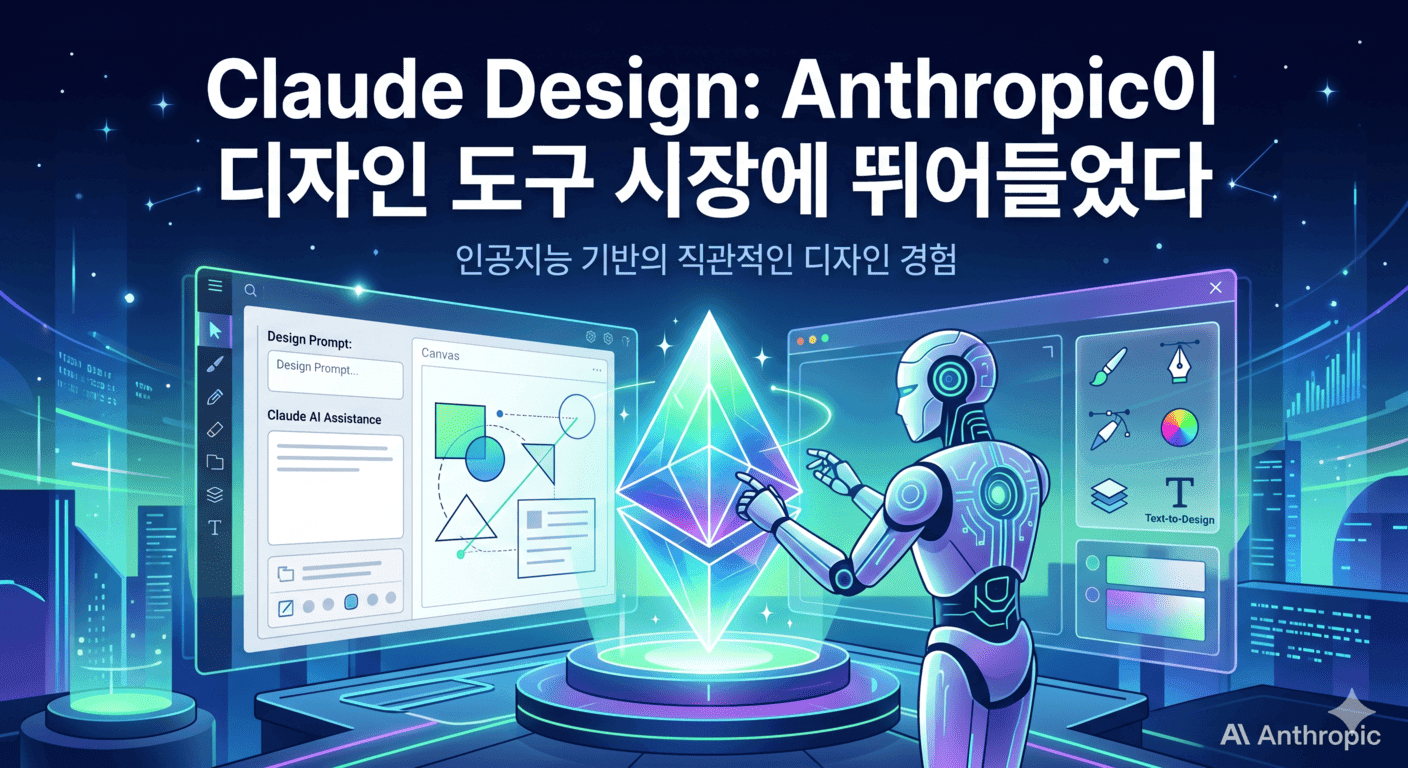 Claude Design: Anthropic이 디자인 도구 시장에 뛰어들었다