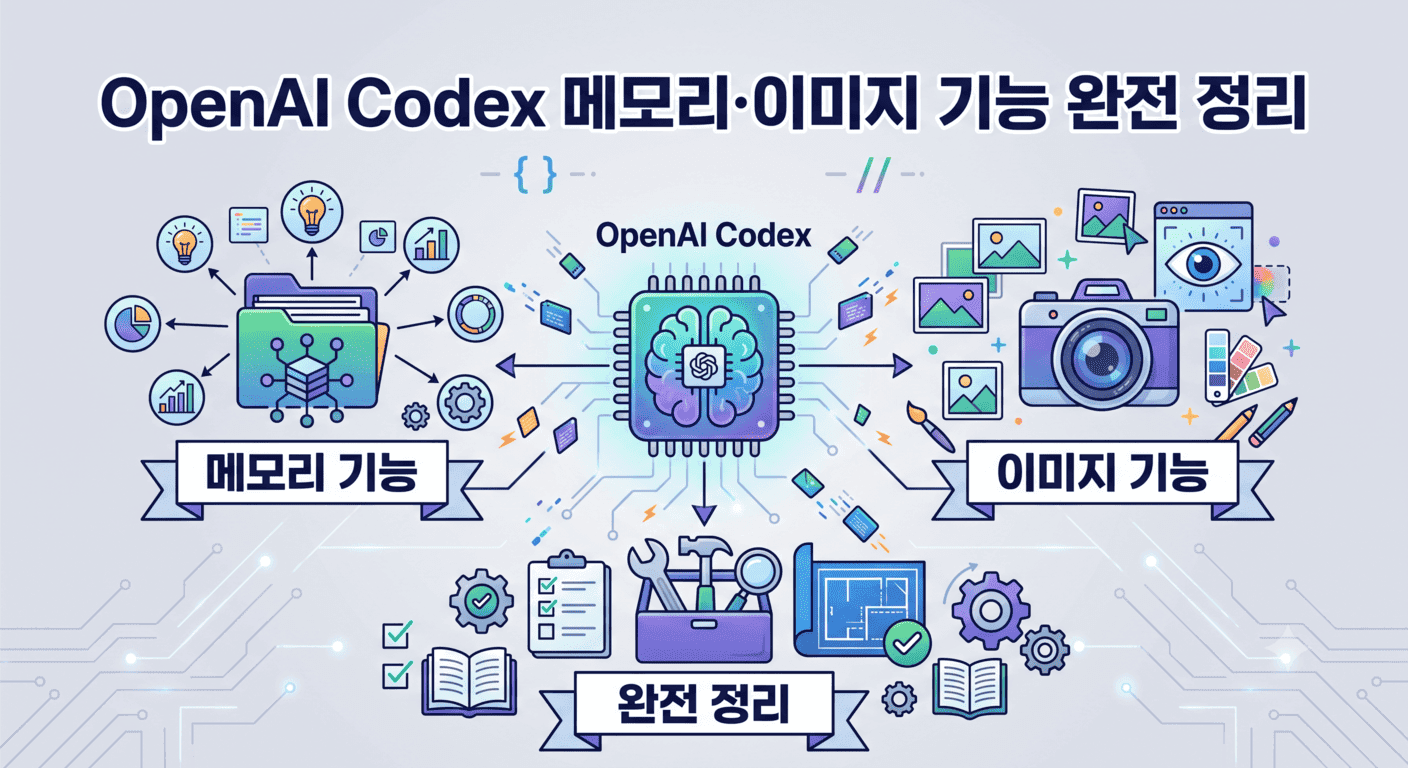 OpenAI Codex 메모리·이미지 기능 완전 정리 — 켜는 법, 설정, 검열 정책까지