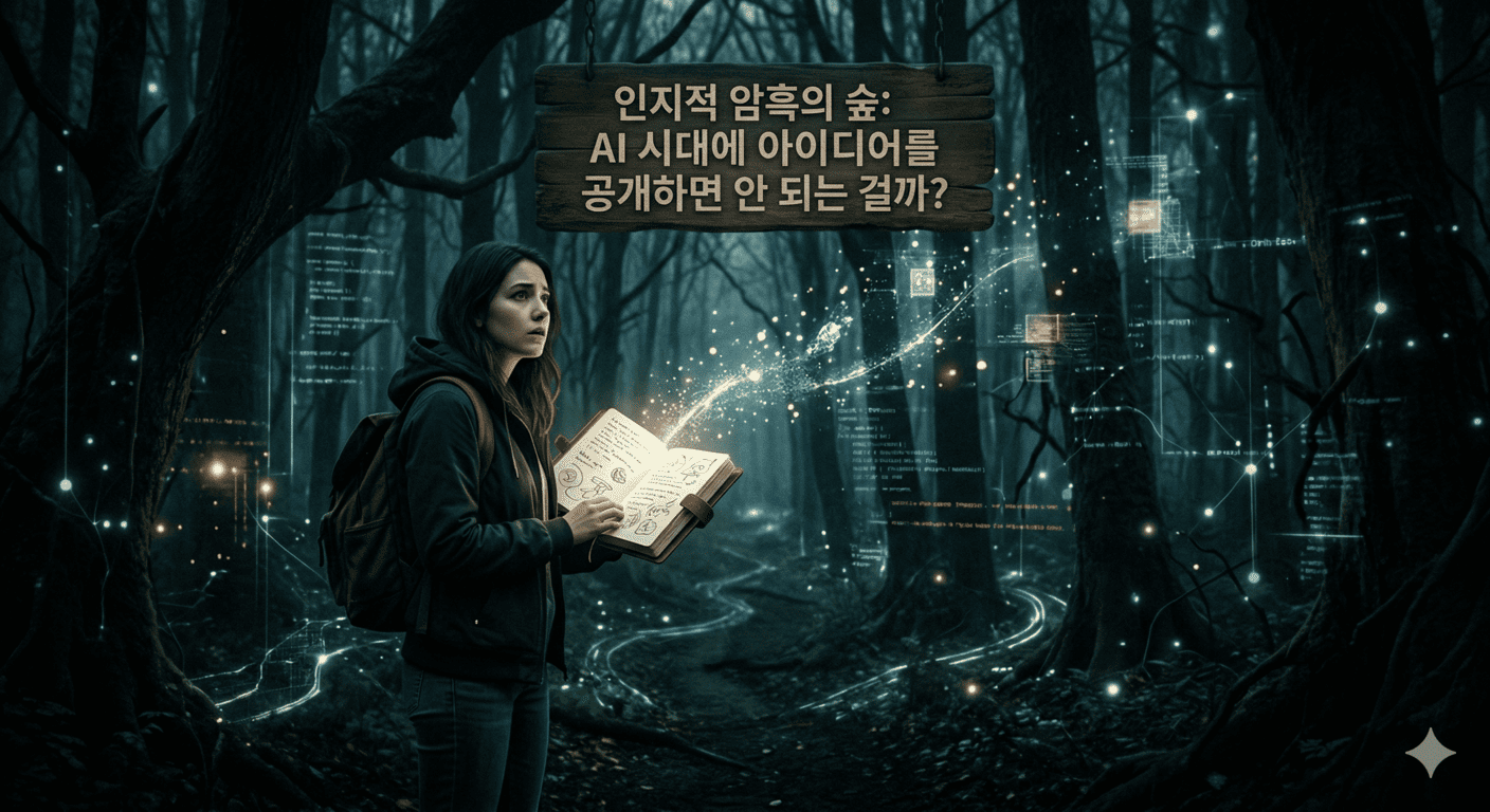인지적 암흑의 숲: AI 시대에 아이디어를 공개하면 안 되는 걸까?