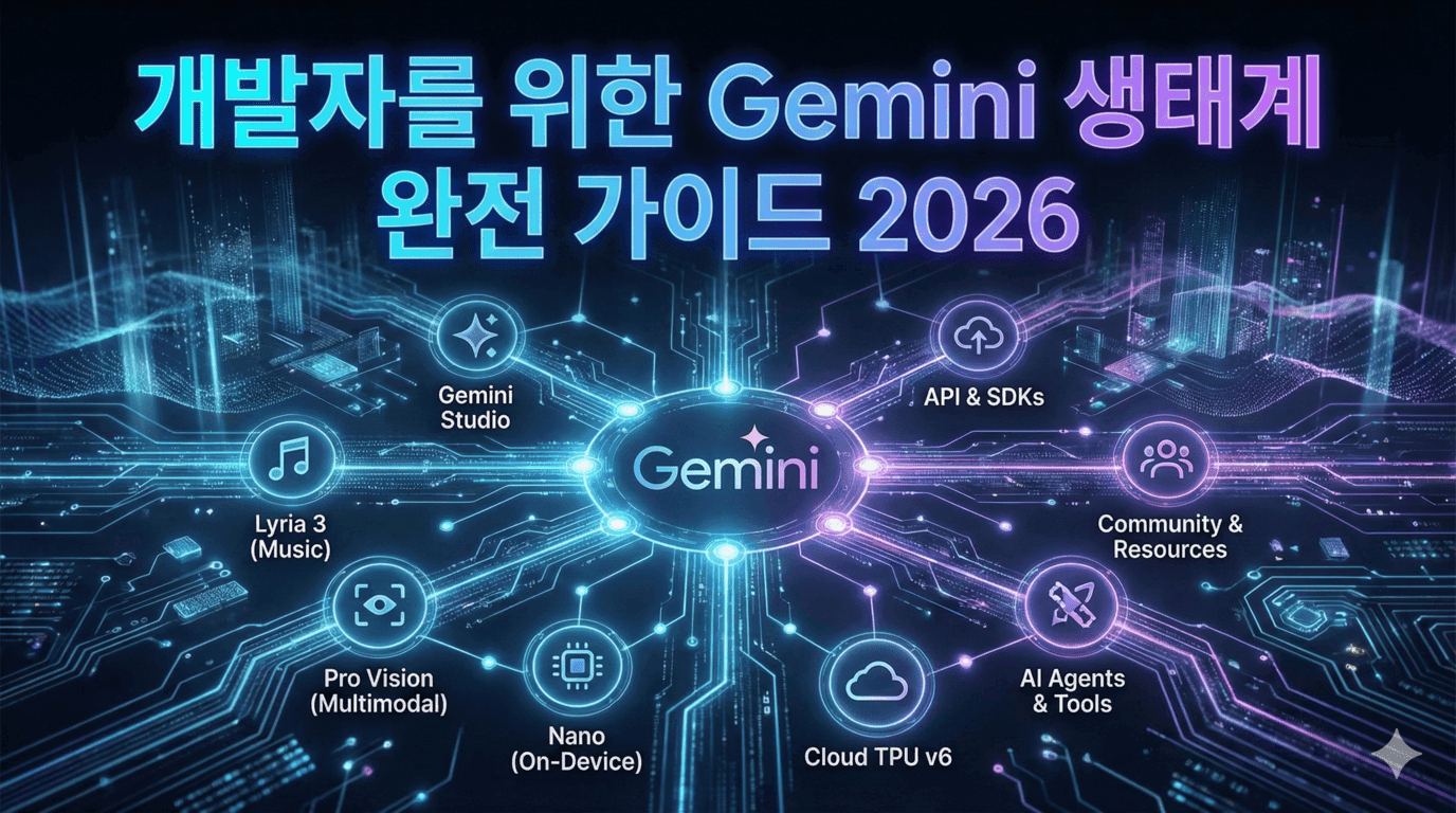 개발자를 위한 Gemini 생태계 완전 가이드 2026