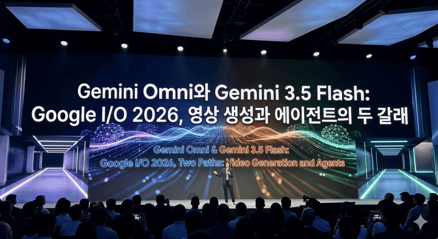 Gemini Omni와 Gemini 3.5 Flash: Google I/O 2026, 영상 생성과 에이전트의 두 갈래