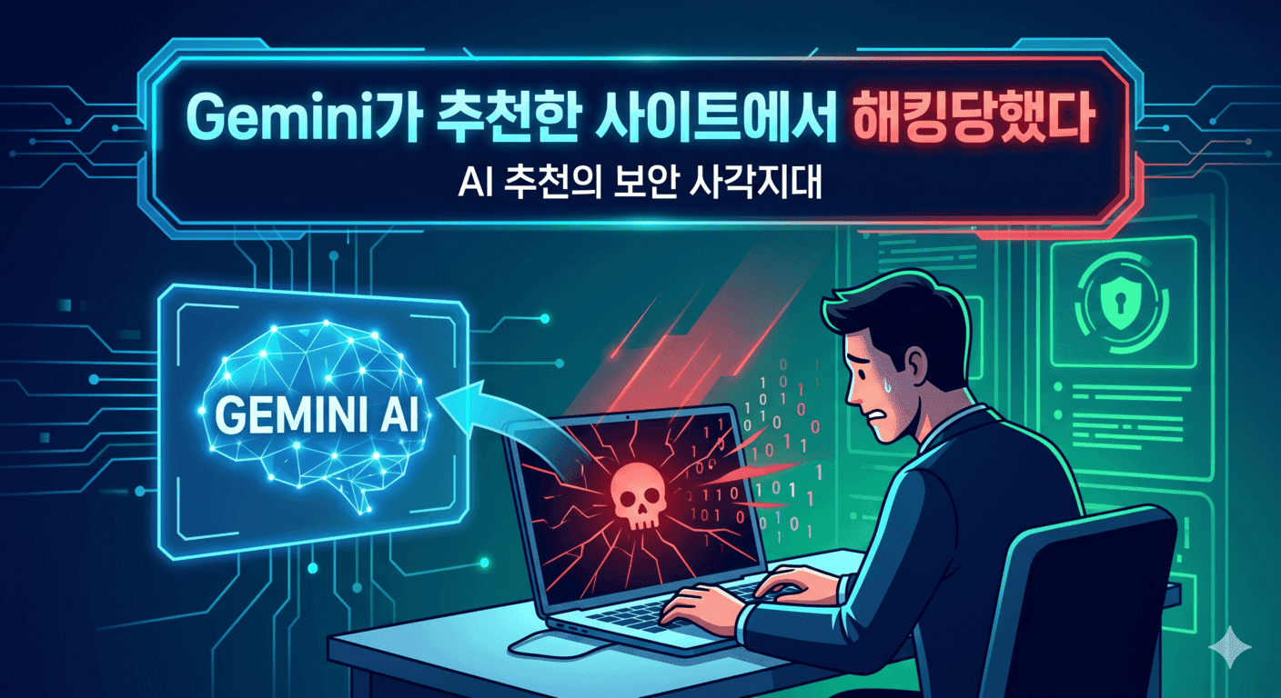 Gemini가 추천한 사이트에서 해킹당했다: AI 추천의 보안 사각지대