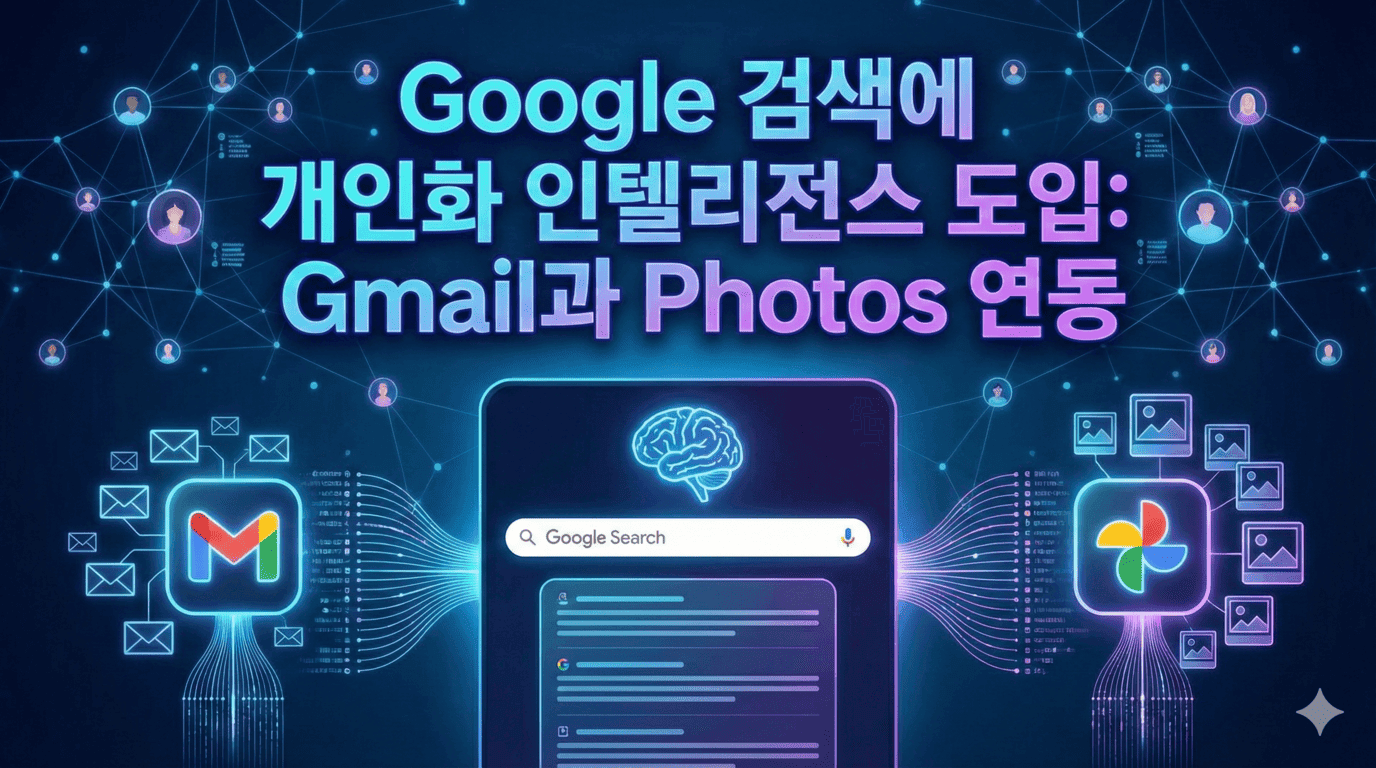 Google 검색에 개인화 인텔리전스 도입: Gmail과 Photos 연동