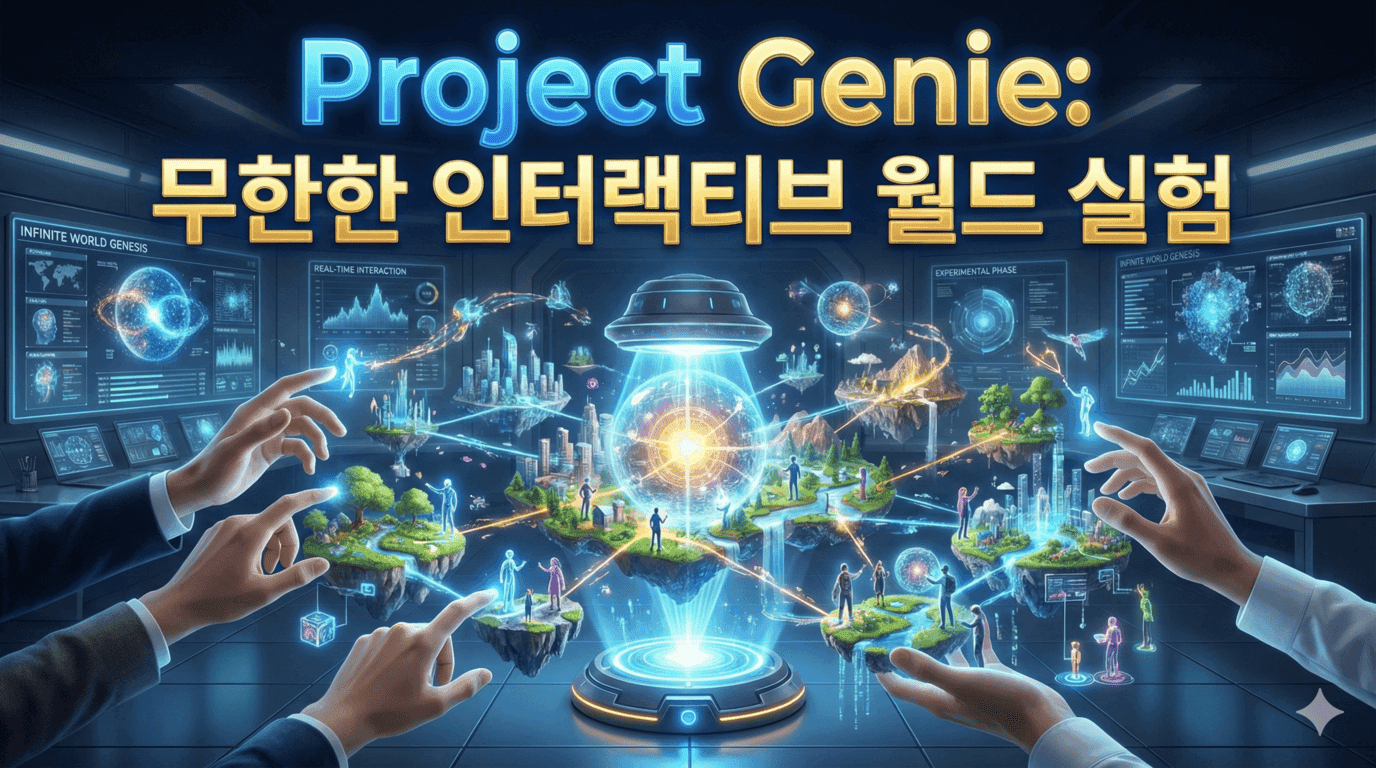 Project Genie: 무한한 인터랙티브 월드 실험 - Google AI Ultra 구독자 출시