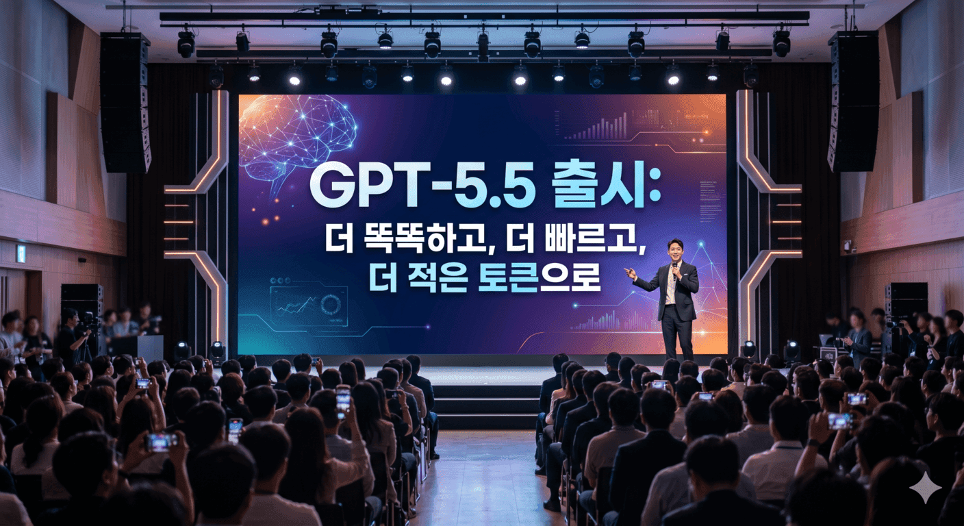 GPT-5.5 출시: 더 똑똑하고, 더 빠르고, 더 적은 토큰으로