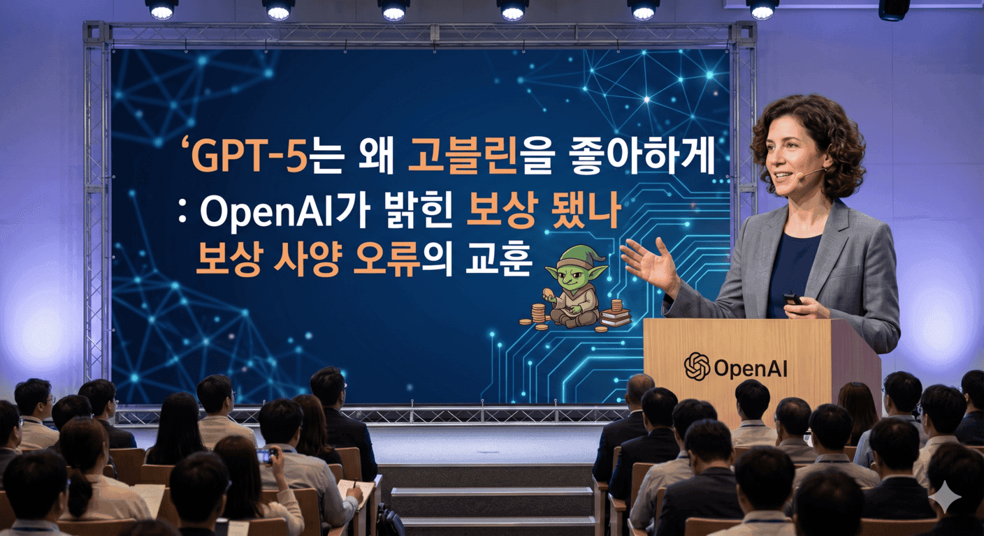 GPT-5는 왜 고블린을 좋아하게 됐나: OpenAI가 밝힌 보상 사양 오류의 교훈
