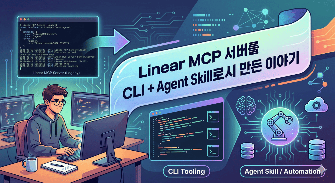 Linear MCP 서버를 CLI + Agent Skill로 다시 만든 이야기