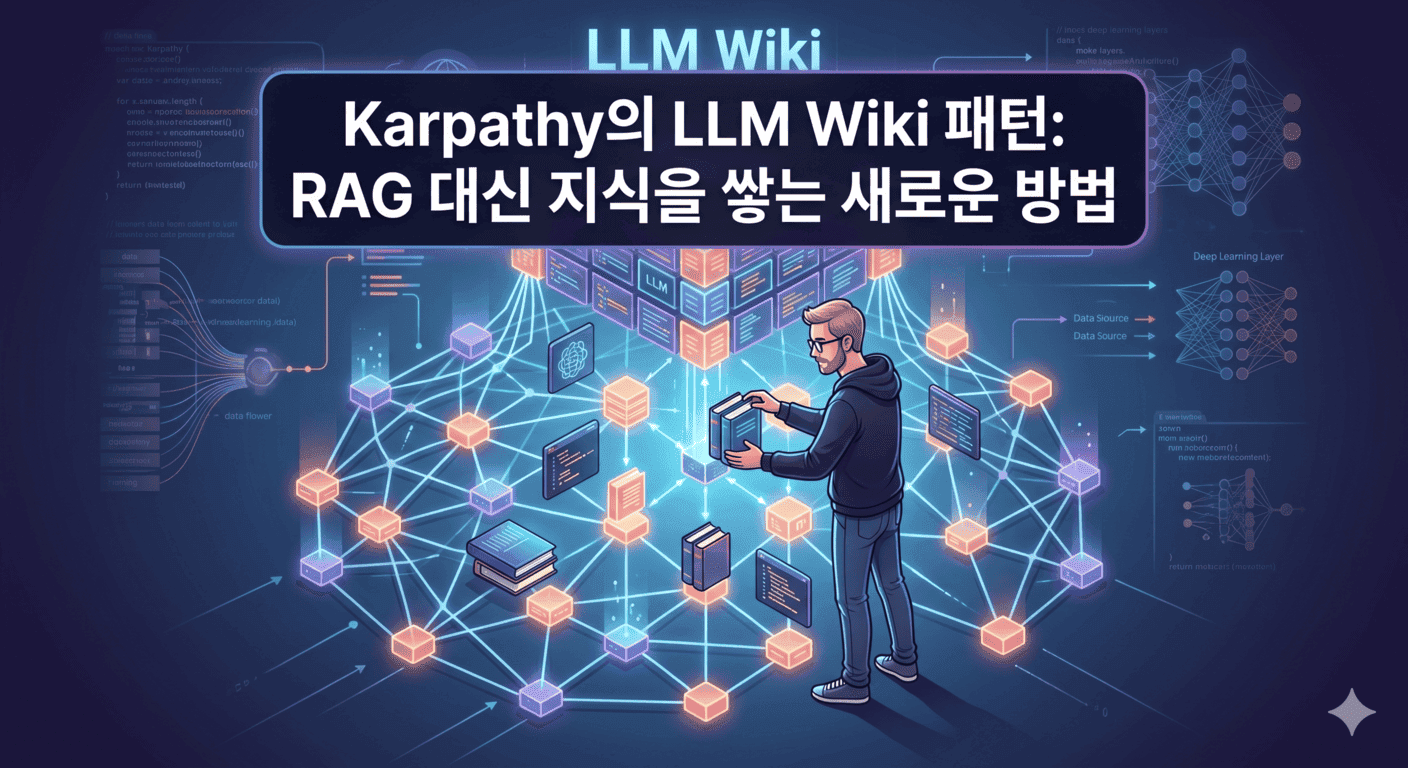 Karpathy의 LLM Wiki 패턴: RAG 대신 지식을 쌓는 새로운 방법