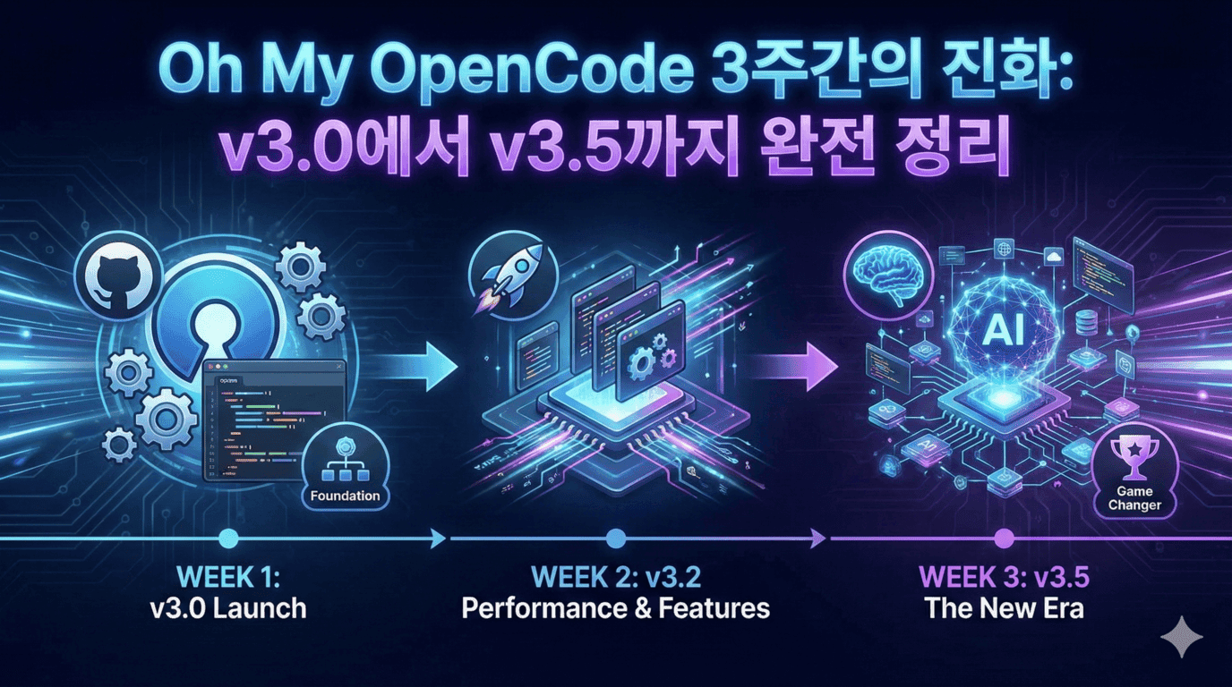 Oh My OpenCode 3주간의 진화: v3.0에서 v3.5까지 완전 정리