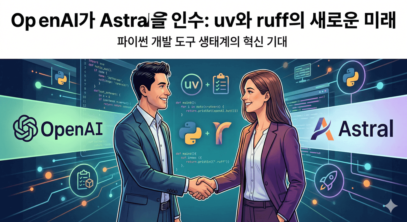 OpenAI가 Astral을 인수: uv와 ruff의 새로운 미래