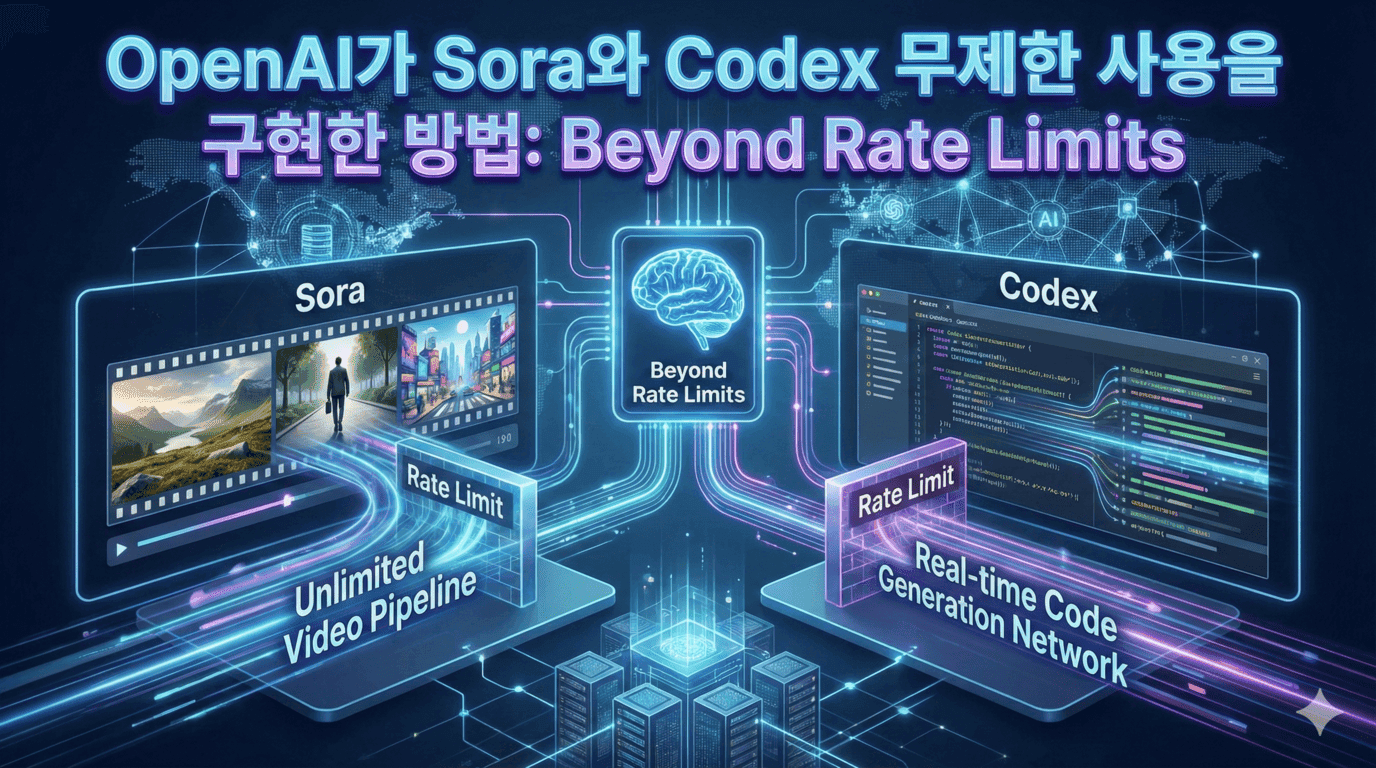OpenAI가 Sora와 Codex 무제한 사용을 구현한 방법: Beyond Rate Limits