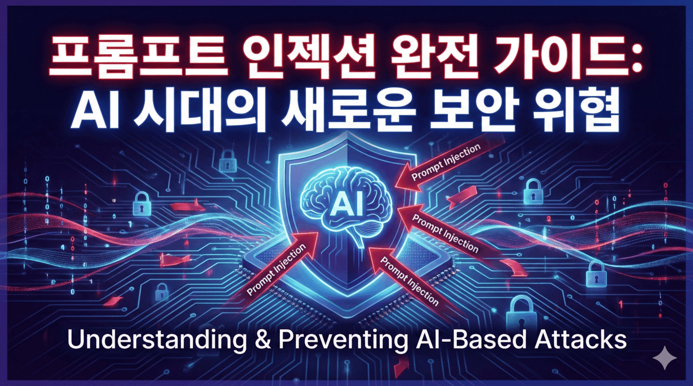 프롬프트 인젝션 완전 가이드: AI 시대의 새로운 보안 위협