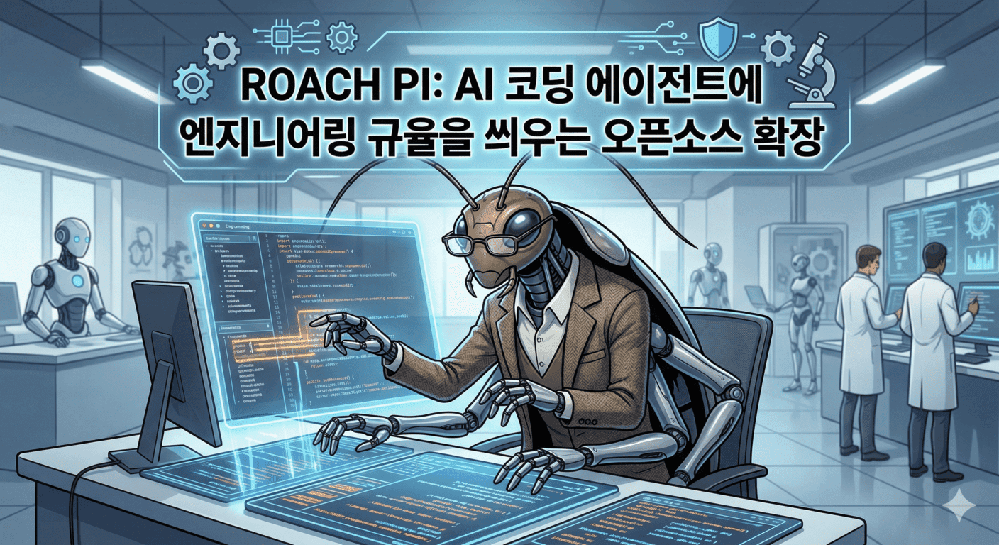 ROACH PI: AI 코딩 에이전트에 엔지니어링 규율을 씌우는 오픈소스 확장