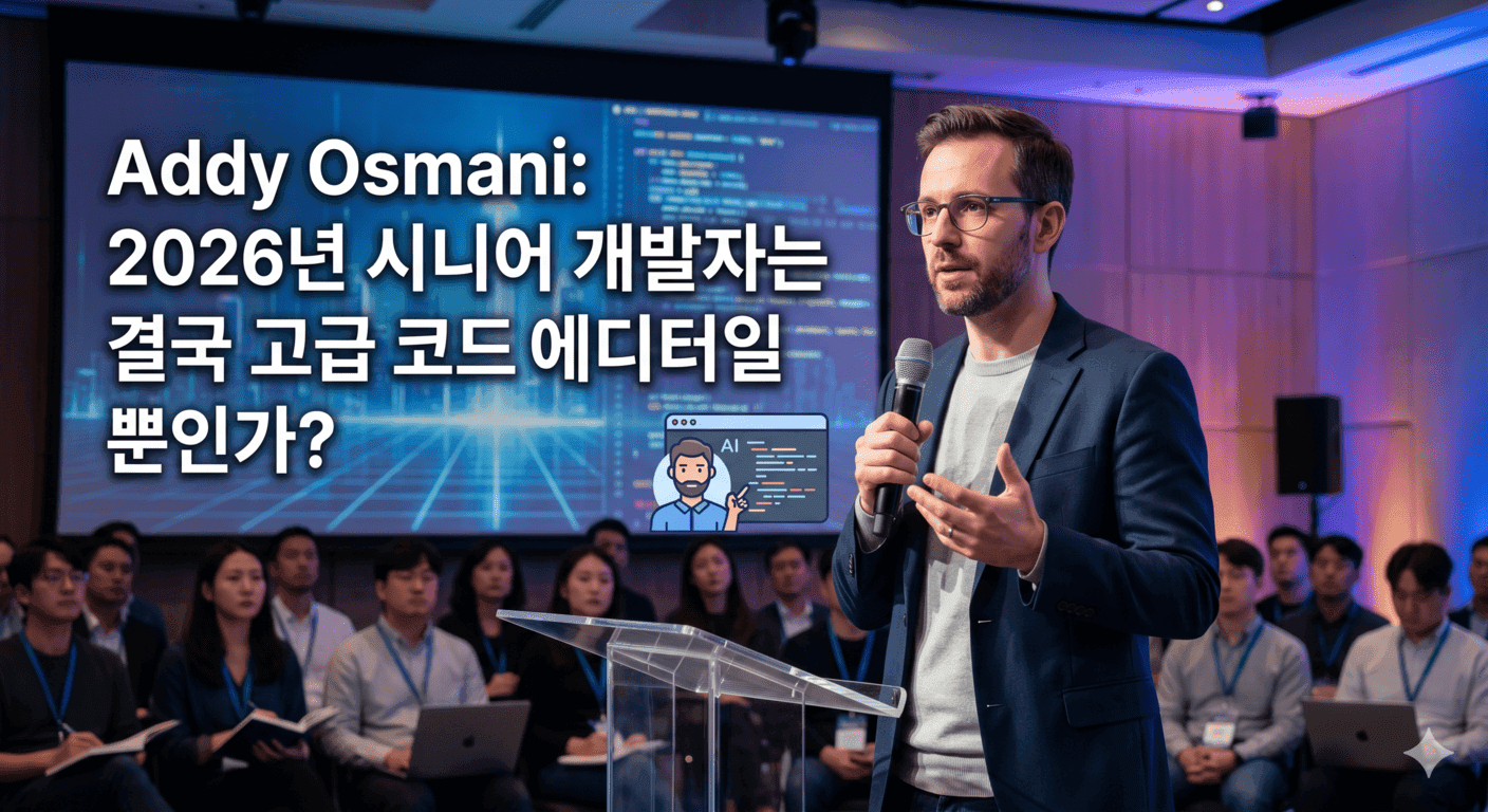Addy Osmani: 2026년 시니어 개발자는 결국 고급 코드 에디터일 뿐인가?