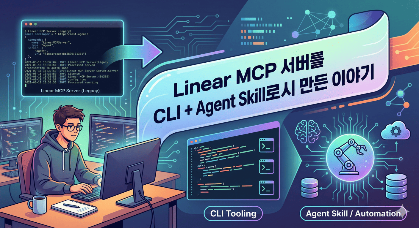 Linear MCP 서버를 CLI + Agent Skill로 다시 만든 이야기 | Tom's Blog