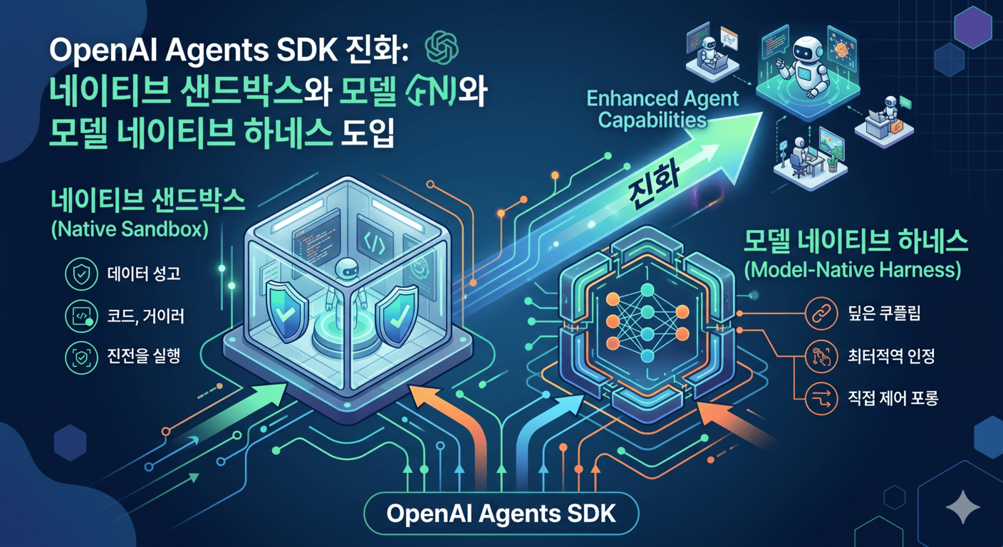OpenAI Agents SDK 진화: 네이티브 샌드박스와 모델 네이티브 하네스 도입 | Tom's Blog